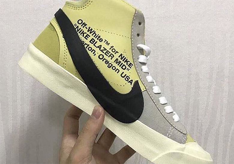 Ibn Jasper Reveals OFF WHITE x Nike Blazer In Yellow Colorway