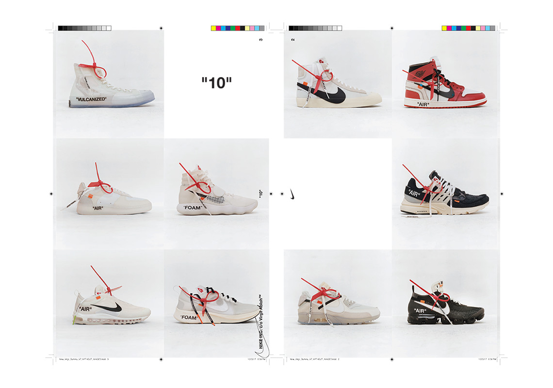 Virgil Abloh And Nike Release An Off-White "The Ten Icons Reconstructed" Book