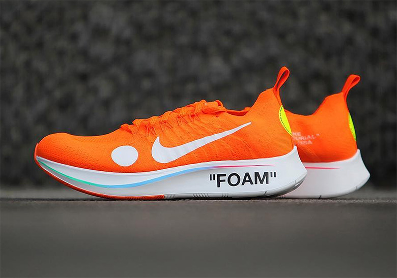 Off White Nike Zoom Fly Mercurial Orange Detailed Photos 2