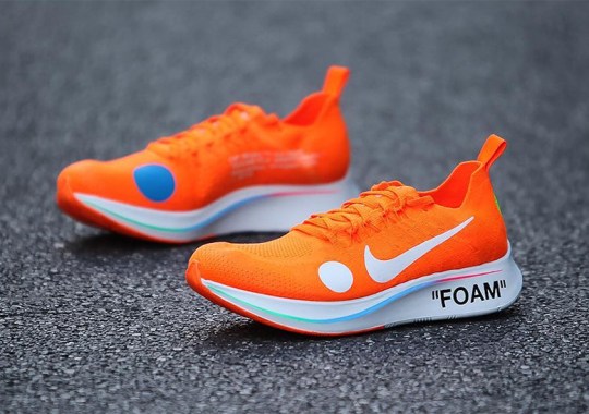 The OFF WHITE x Nike Zoom Fly Mercurial Flyknit Is Releasing Soon