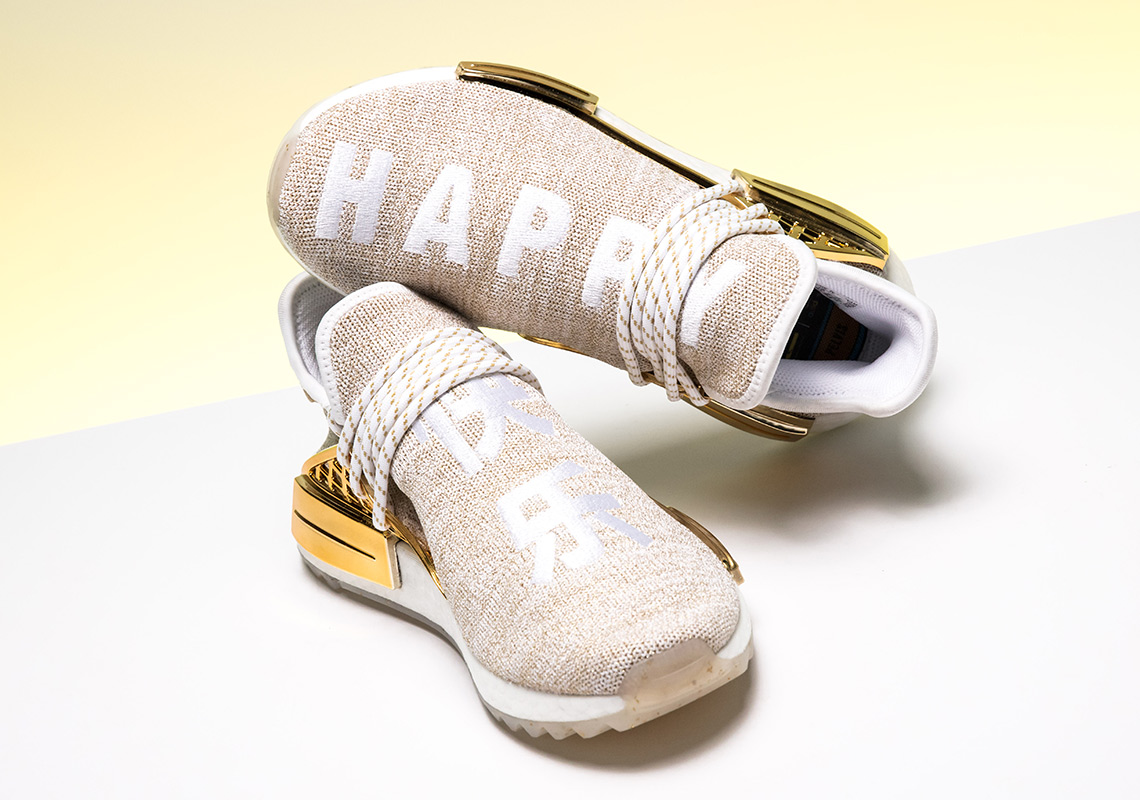 Pharrell Adidas Nmd Hu Gold Happy China F99762 3