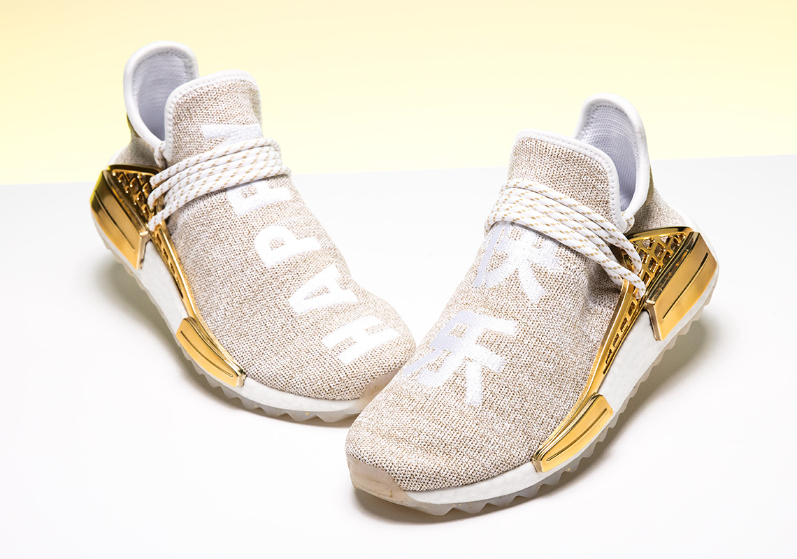 Pharrell Adidas Nmd Hu Gold Happy China F99762 4