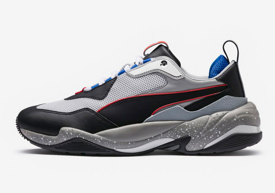 Puma Thunder Electric Black Grey Blue Orange 367996 02 1