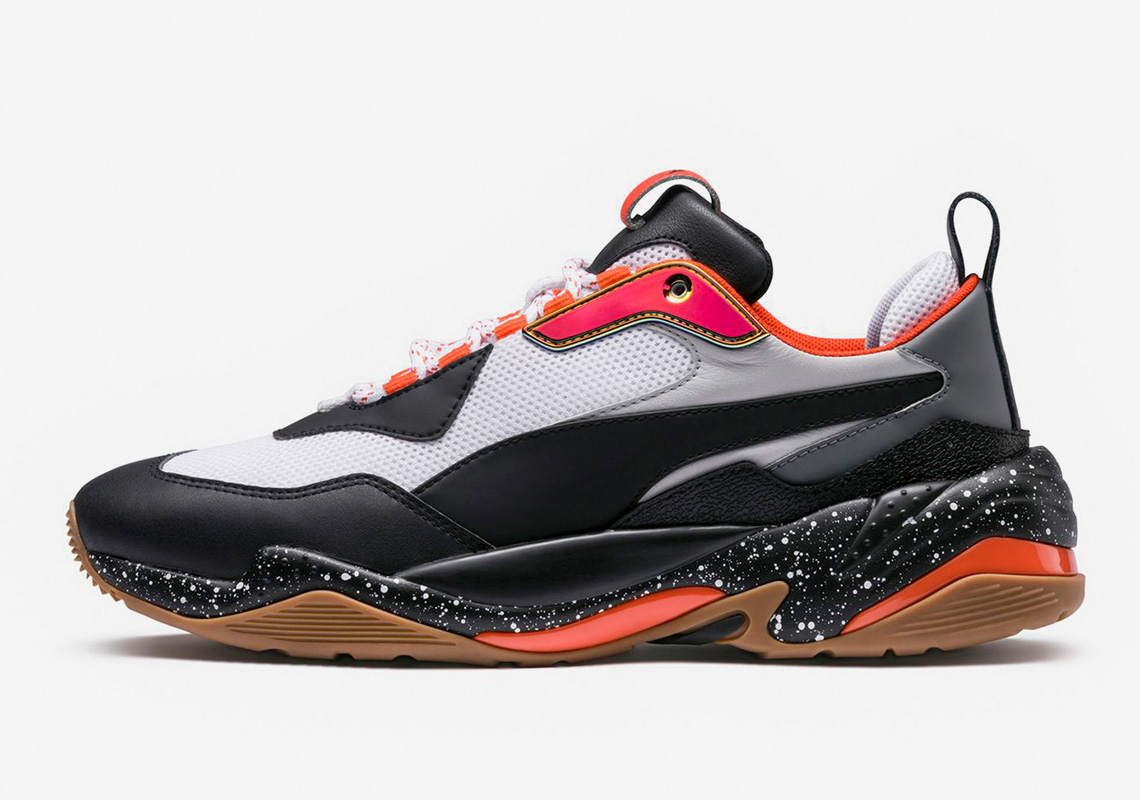 Puma Thunder Electric Black Orange 367996 01 3