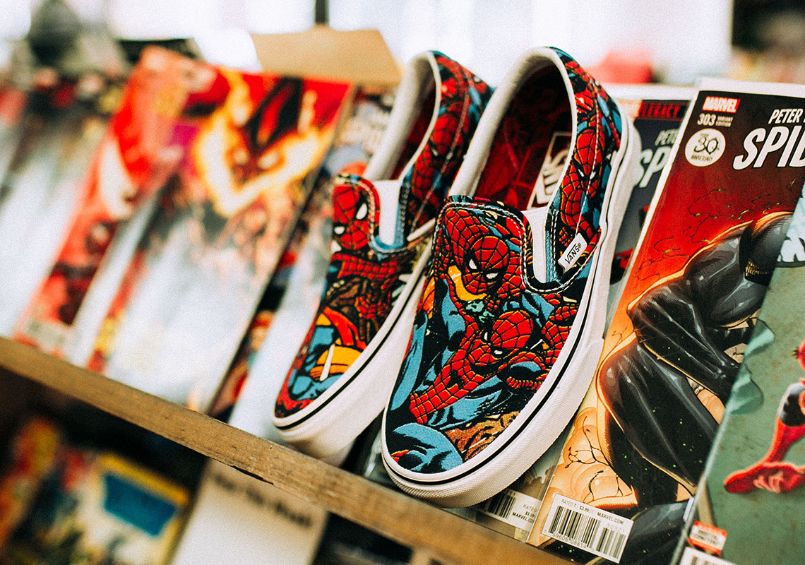 Spiderman Vans Slip On 1