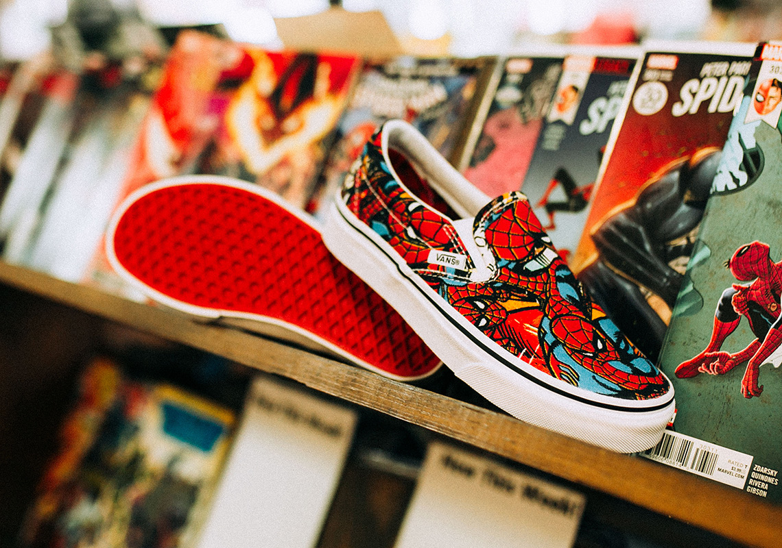 Spiderman Vans Slip On 2