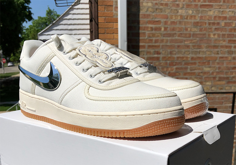 Travis Scott Nike Air Force 1 Sail 4