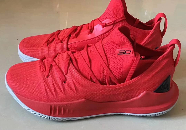 The UA Curry 5 Is Going All Red