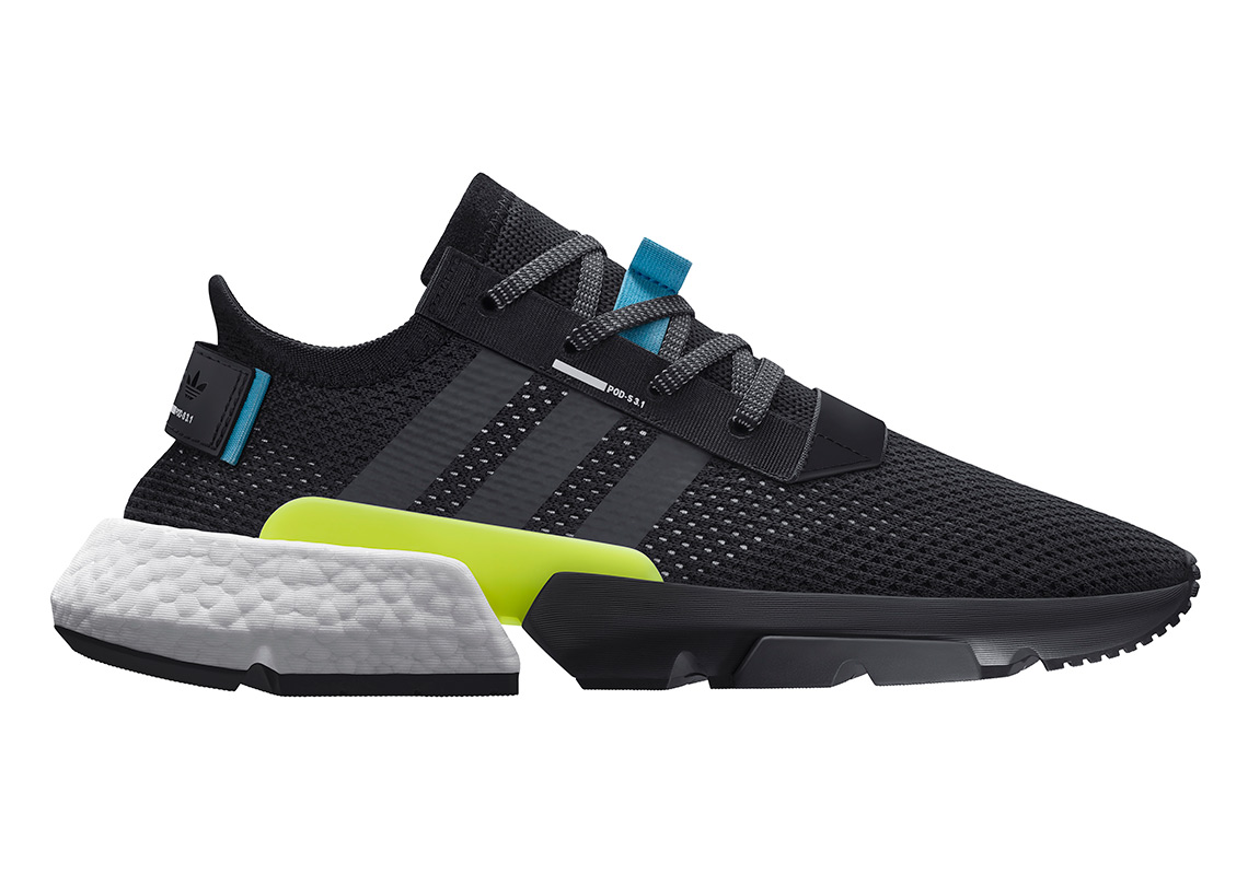 Adidas Pod System Black Neon White Release Info 1