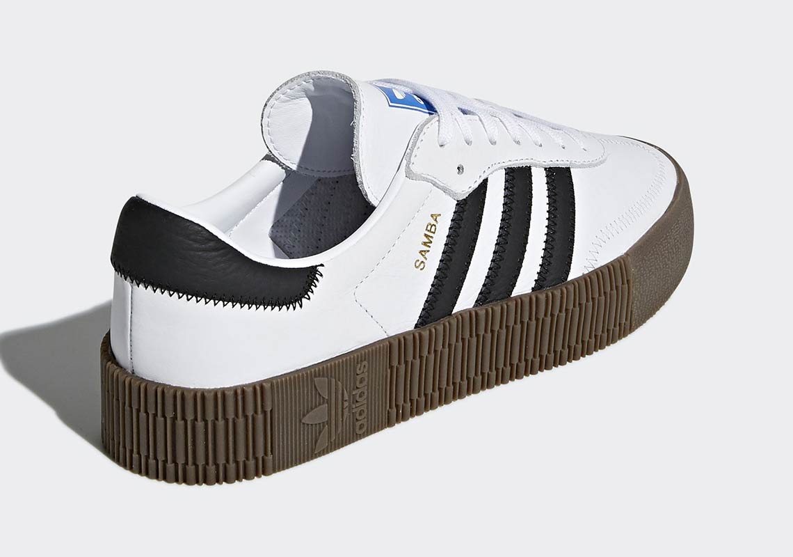 Adidas Samba Rose White Black Aq1143 5