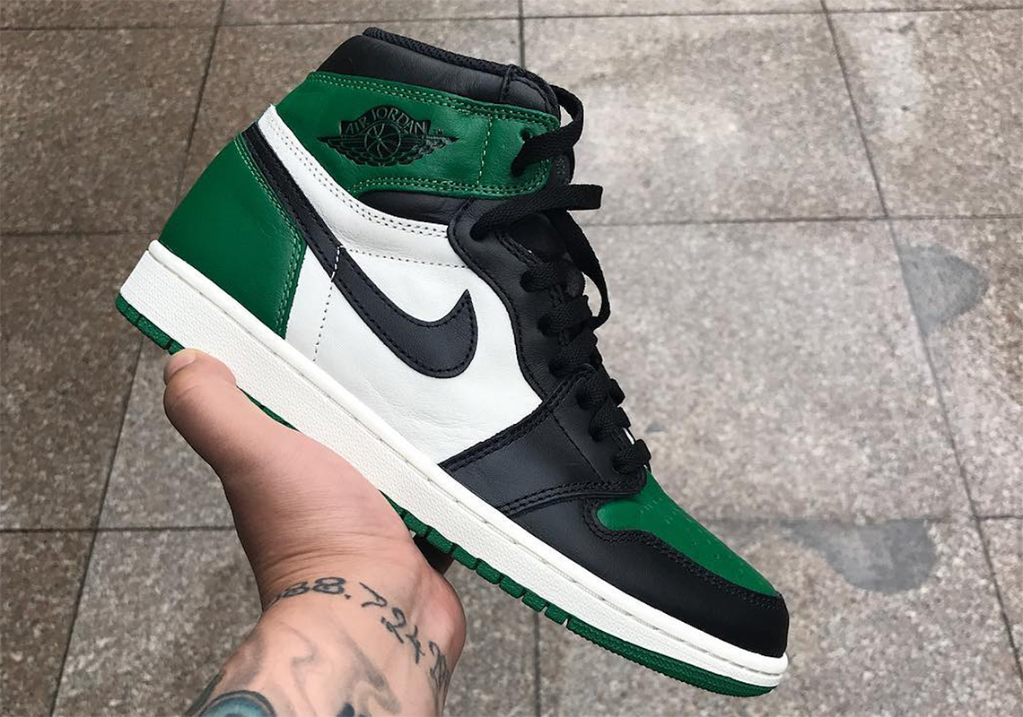 First Look At The Air Jordan 1 Retro High OG "Pine Green"