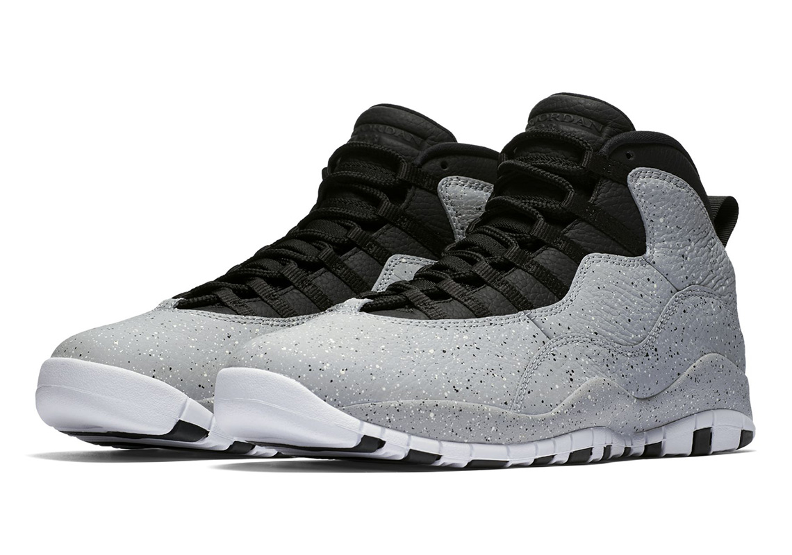 Air Jordan 10 Retro "Light Smoke" Gets Full Speckle Treatment