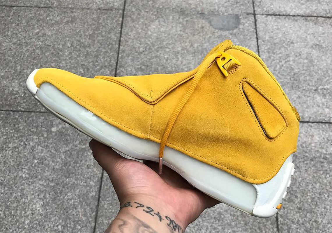 Air Jordan 18 Yelow Suede 2