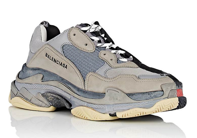 Balenciaga Triple S Split Grey Black 1