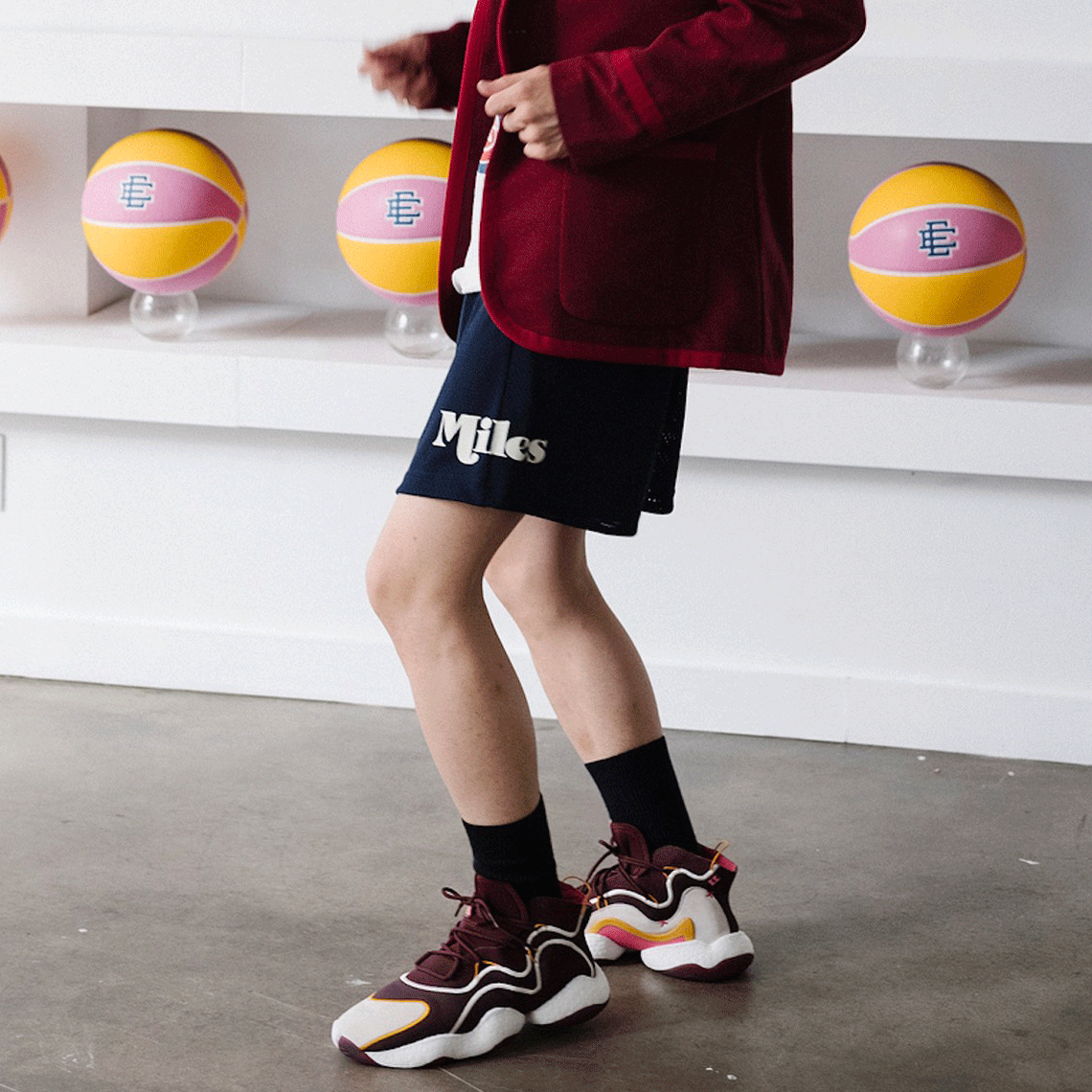 Eric Emanuel Adidas Crazy Byw Burgundy 2