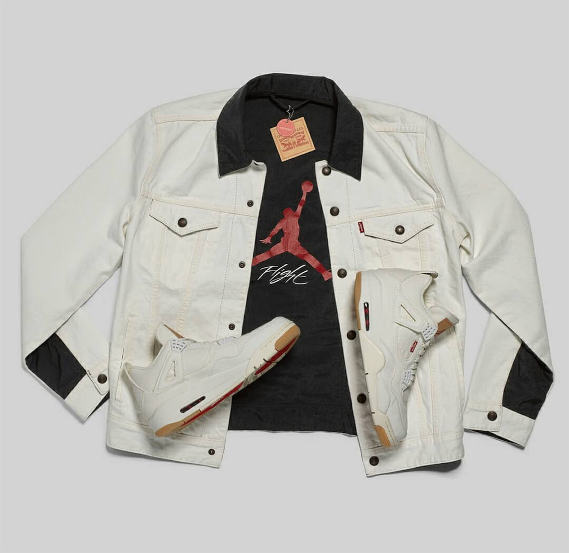 Levis Jordan Jacket White