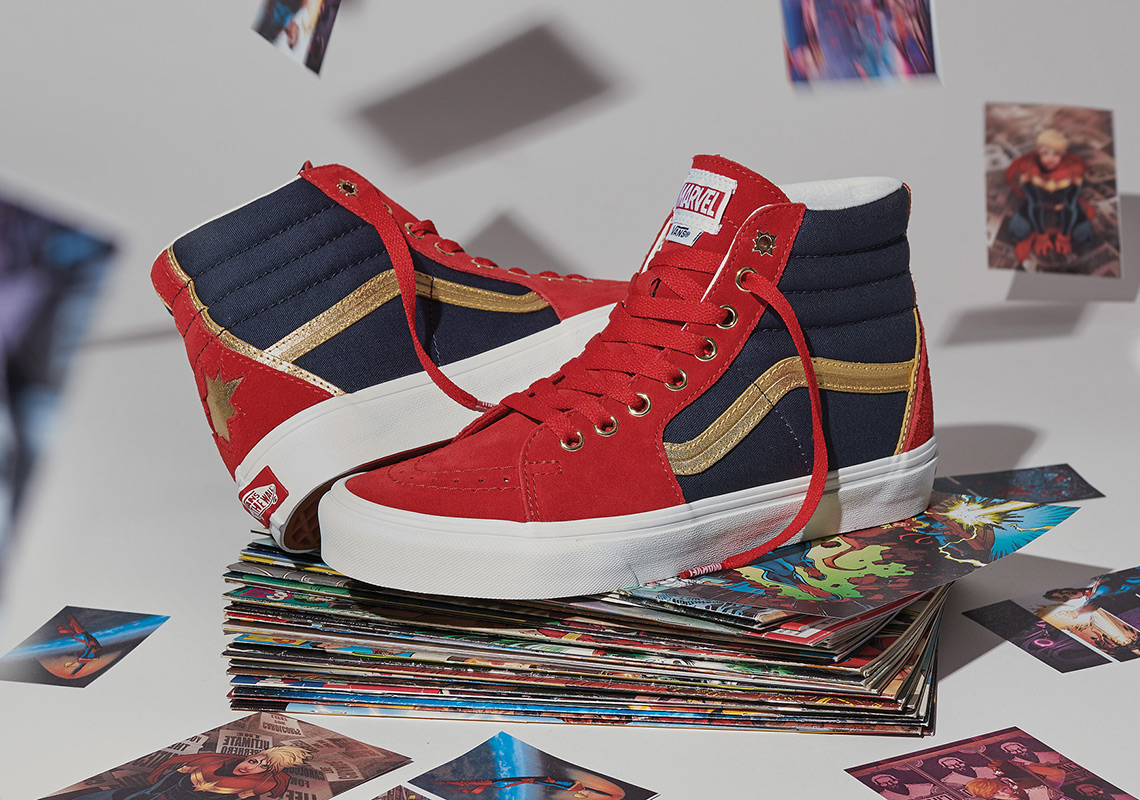 Marvel Avengers Vans Captain Marvel Women