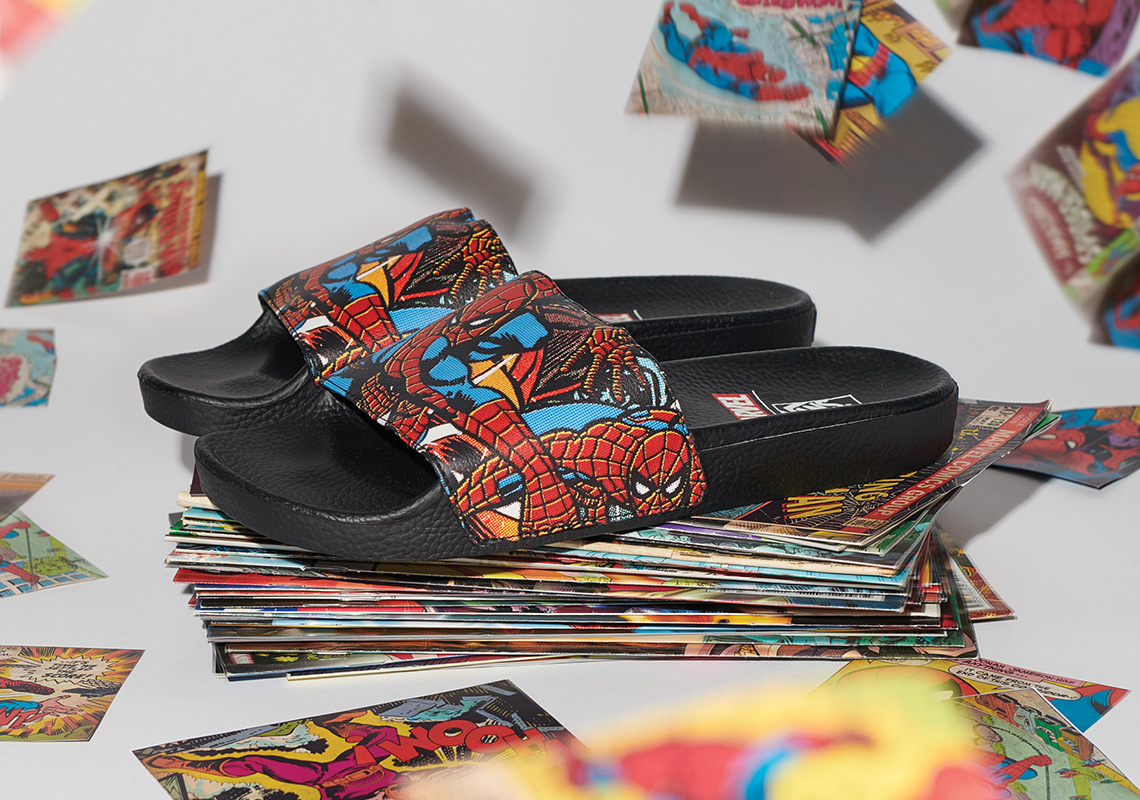 Marvel Avengers Vans Slide Men