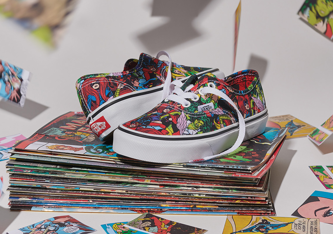 Marvel Avengers Vans Vintage Comic Youth