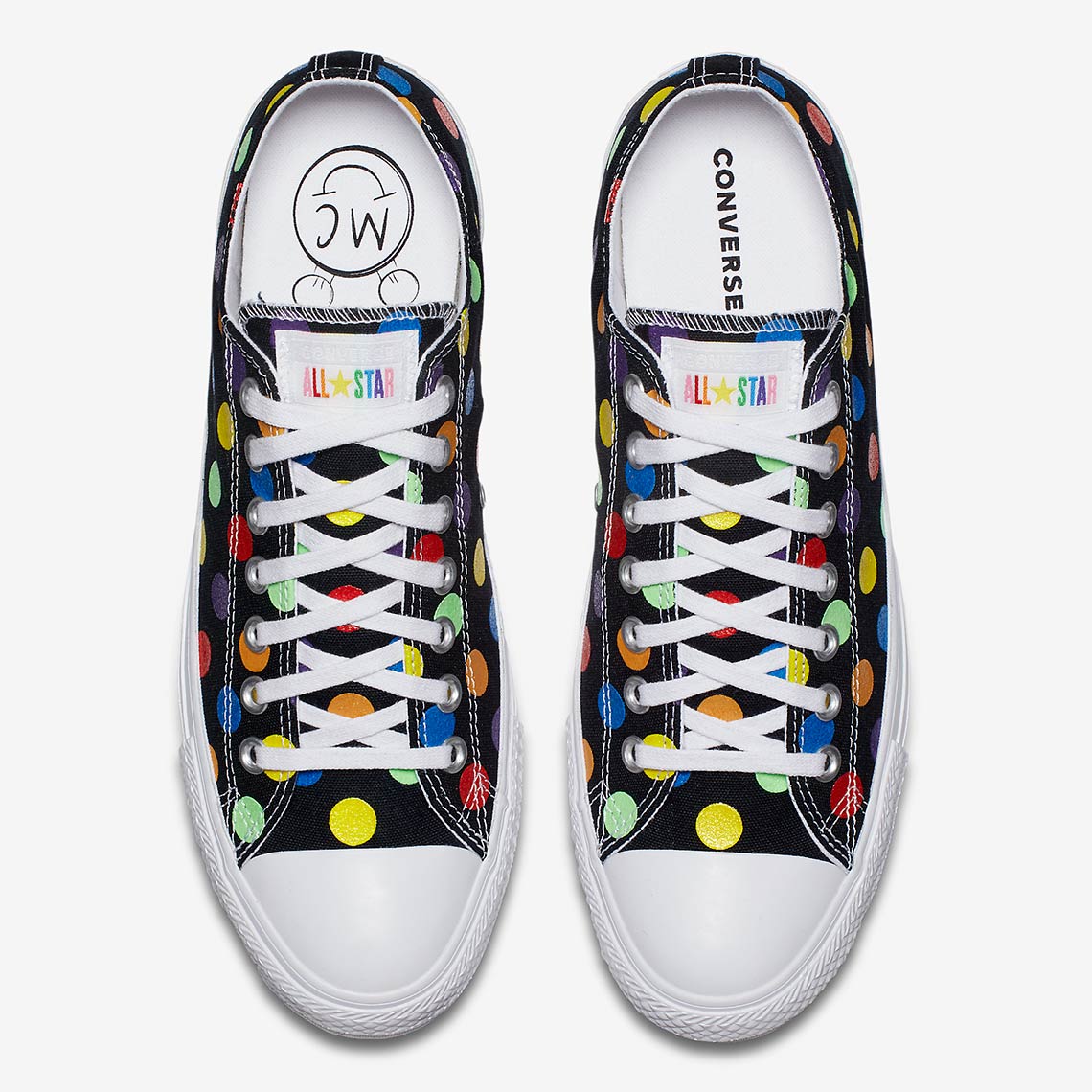 Miley Cyrus Converse Chuck Taylor Low Pride Polka Dot 2