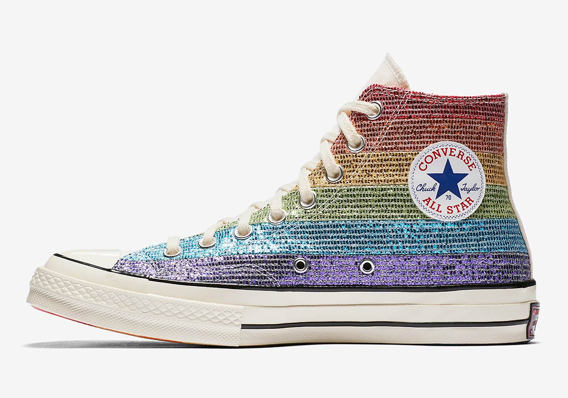 Miley Cyrus Converse Chuck Taylor Pride Sparkles 1