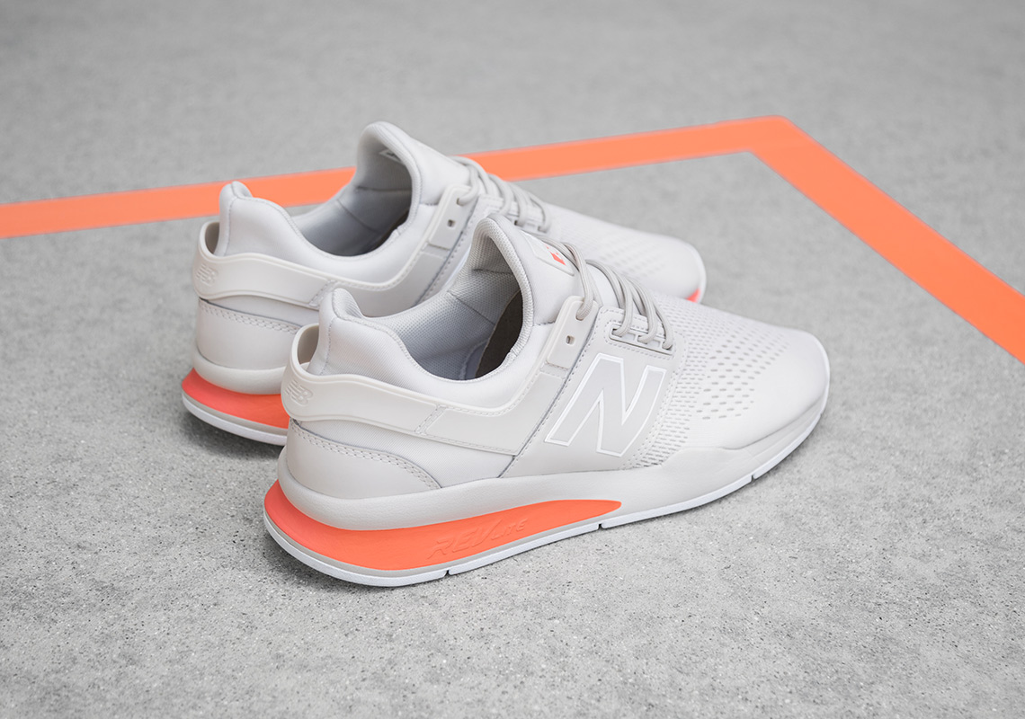 New Balance 247 V2 White Orange