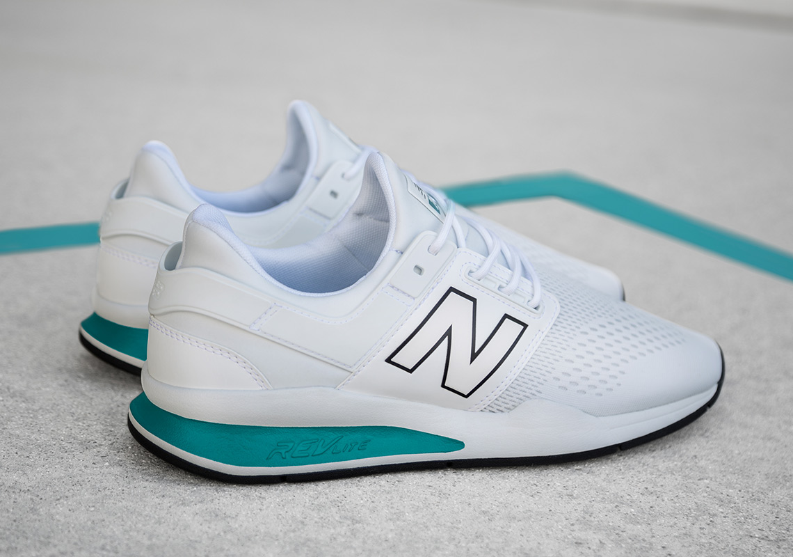 New Balance 247 V2 White Teal