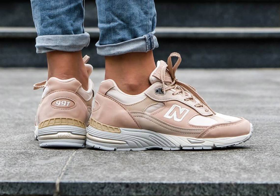 New Balance 991 Sand Grey Womens 8