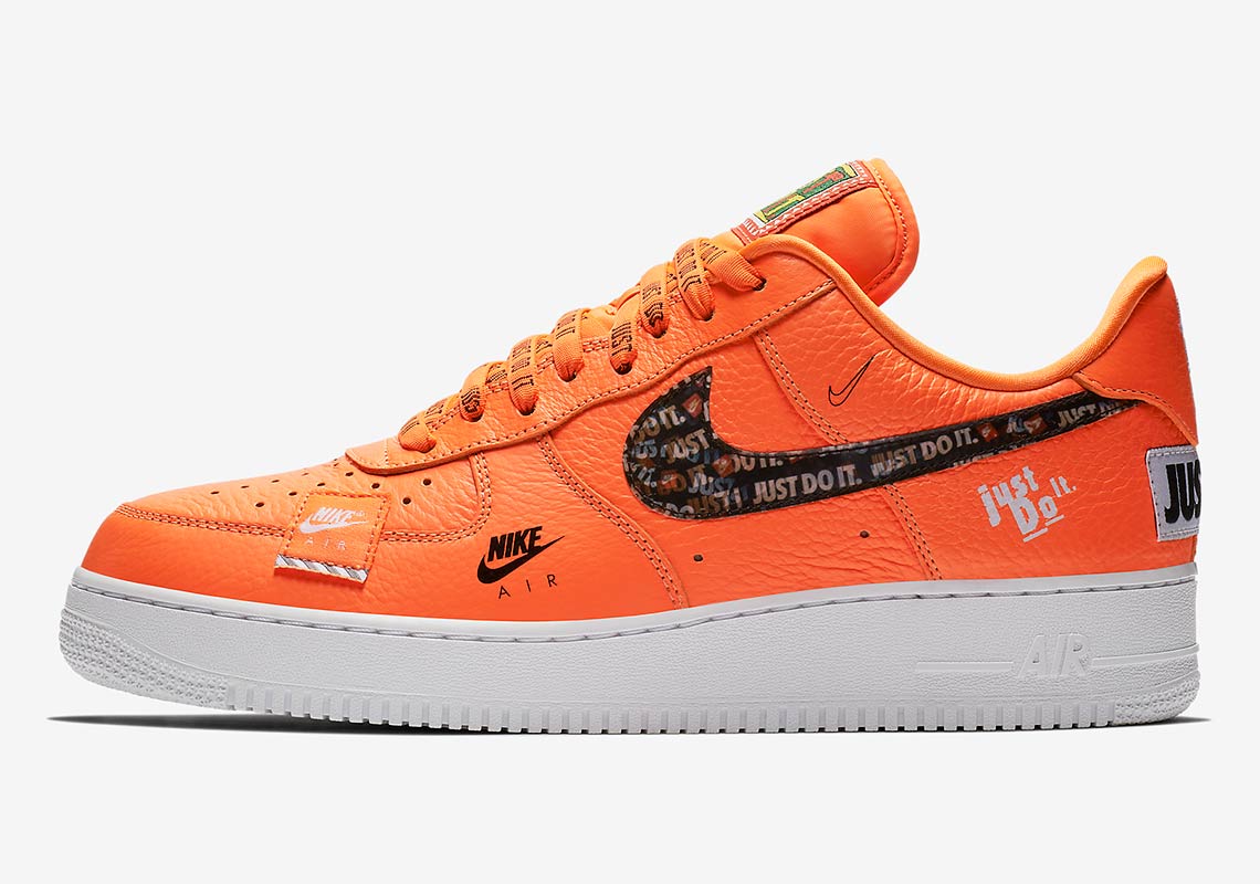 Nike Air Force 1 Low Just Do It Orange Ar7719 800 1