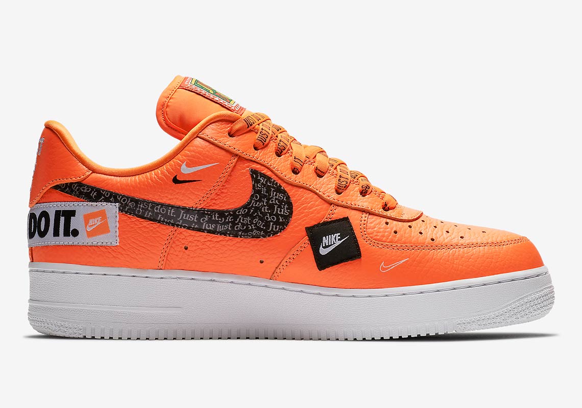 Nike Air Force 1 Low Just Do It Orange Ar7719 800 3