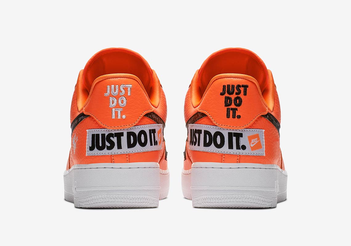 Nike Air Force 1 Low Just Do It Orange Ar7719 800 6