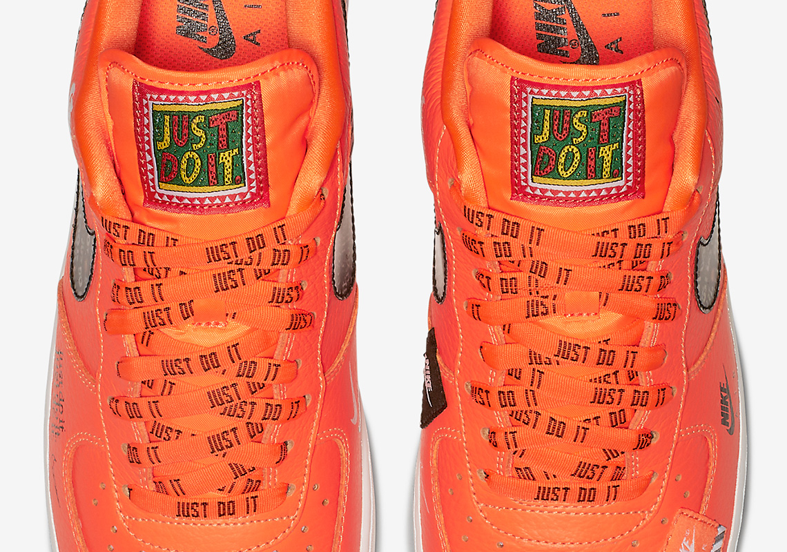 Best Look Yet At The Nike Air Force 1 Low "Just Do It"