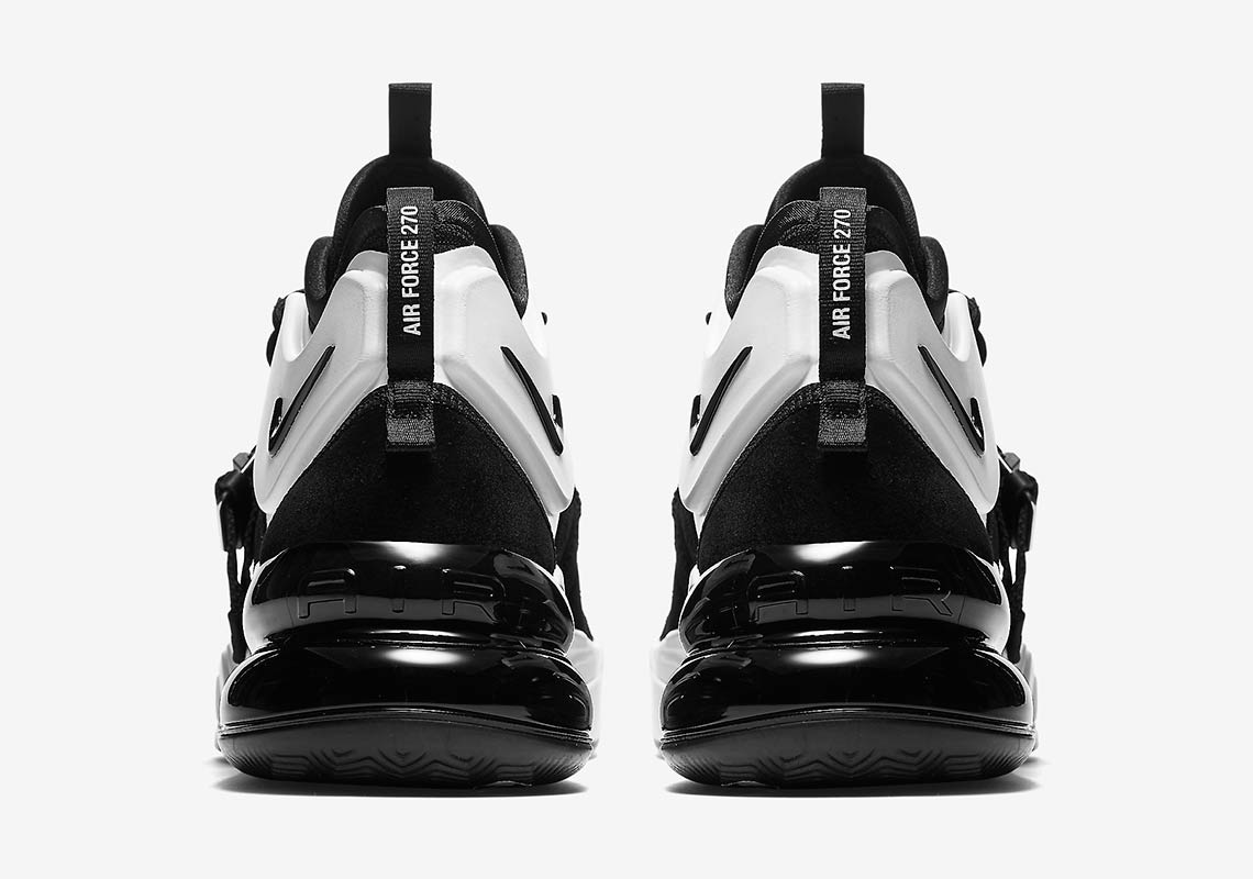 Nike Air Force 270 Black White Ah6772 6