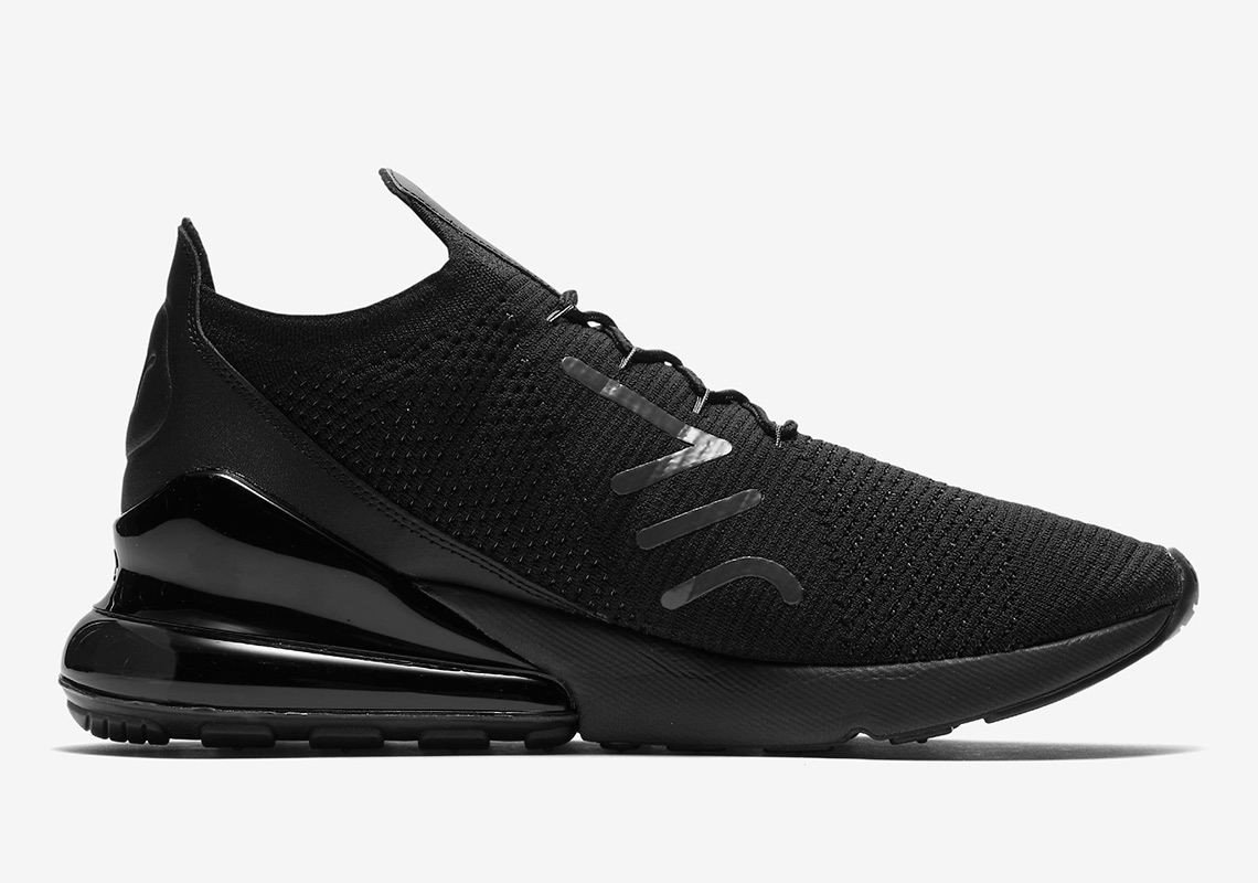 Nike Air Max 27 Flyknit Triple Black Ao1023 005 3