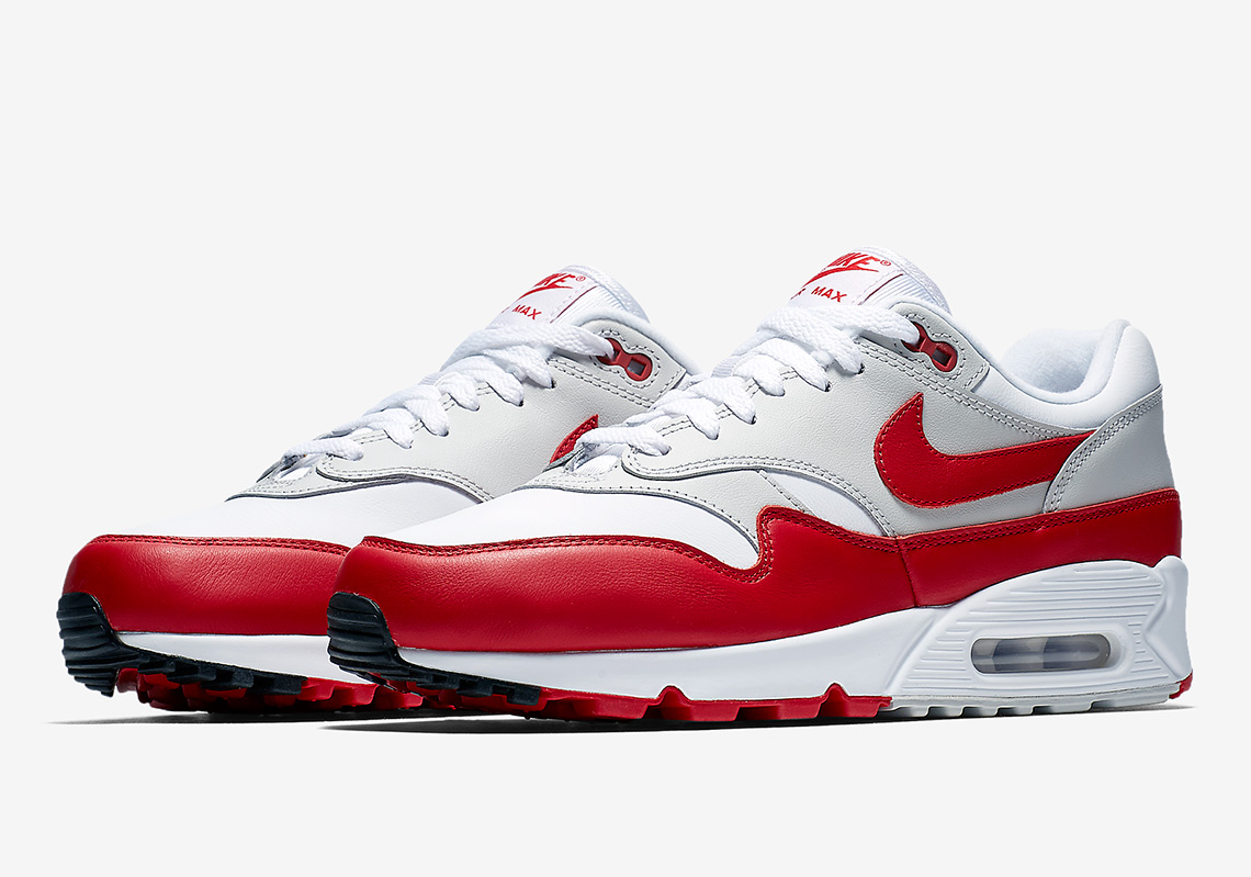 Nike Air Max 90 1 University Red Release Date Aj7695 100 2