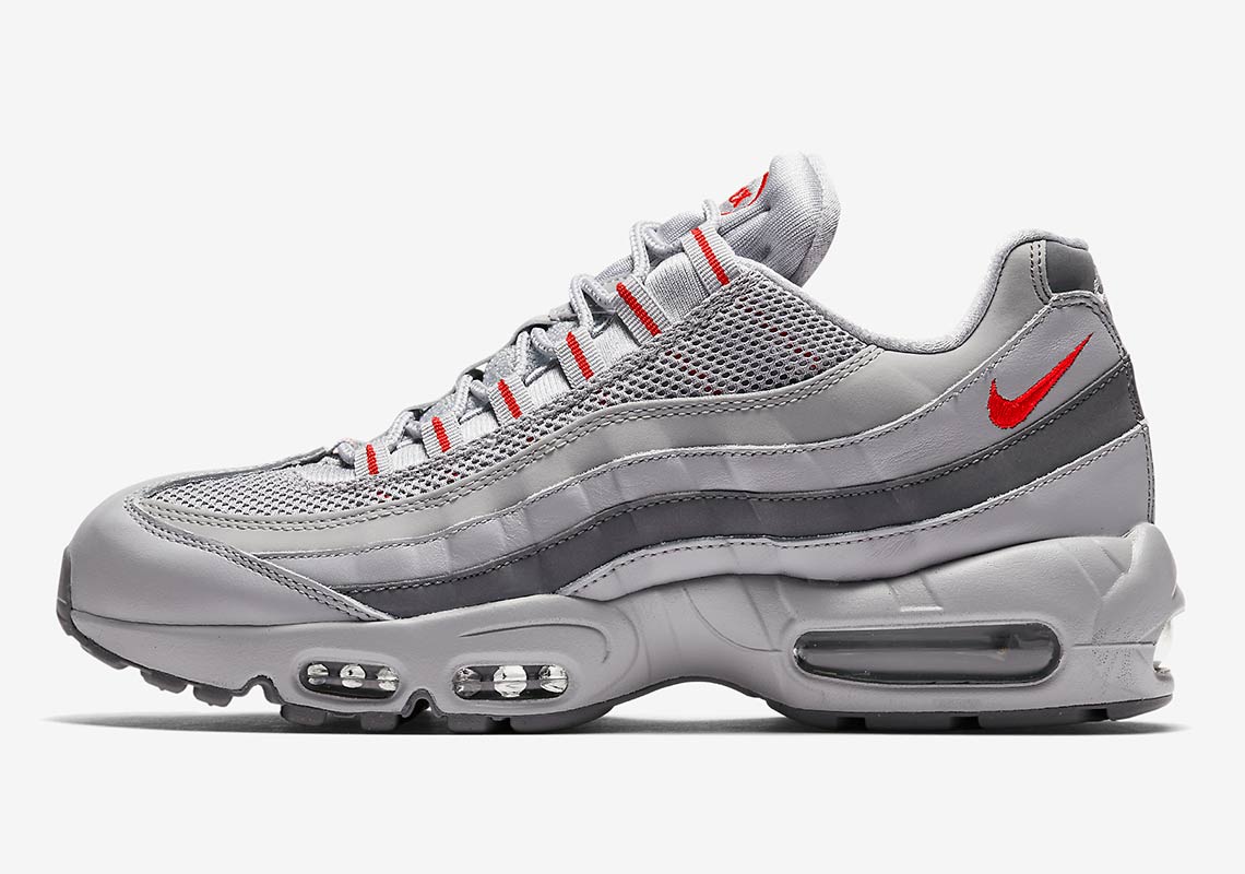 Nike Air Max 95 Silver Red Aq9972 001 1