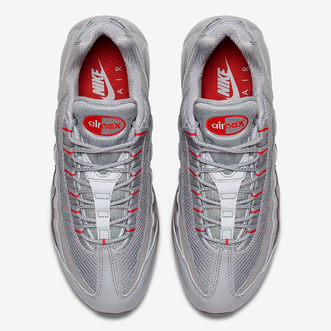 Nike Air Max 95 Silver Red Aq9972 001 4