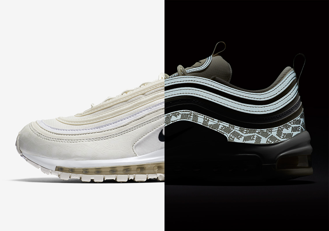 The Nike Air Max 97 "Reflective Logo" Appears In White