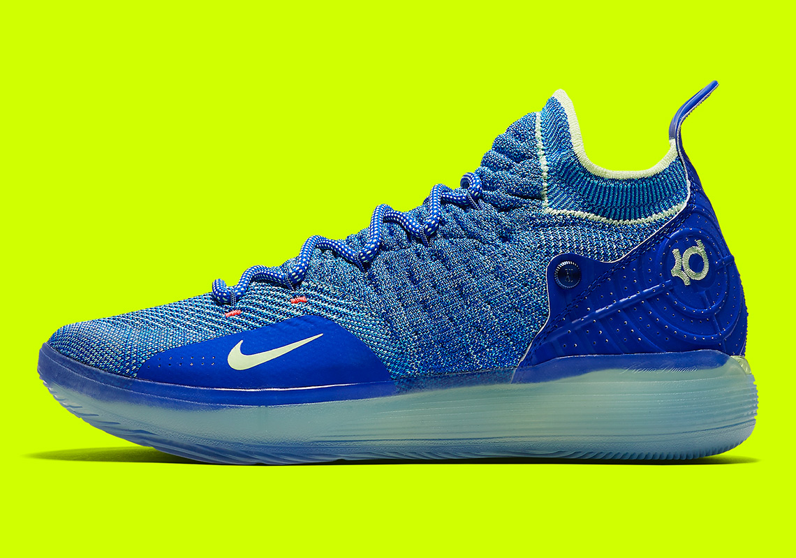 Nike Kd 11 Ep Blue Yellow Ao2605 900 2