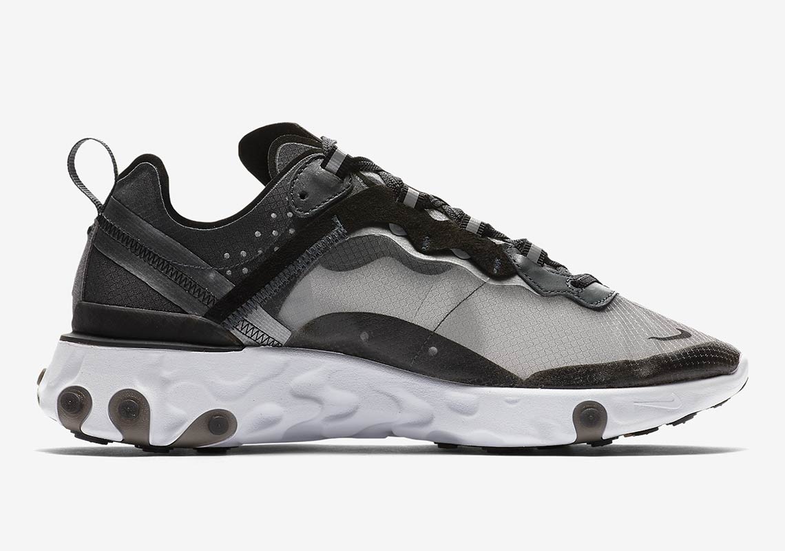Nike React Element 87 Black Aq1090 001 3