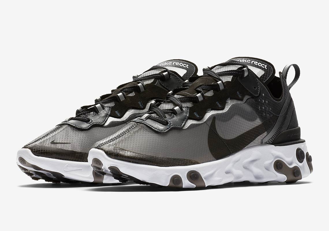 Nike React Element 87 Black Aq1090 001 5