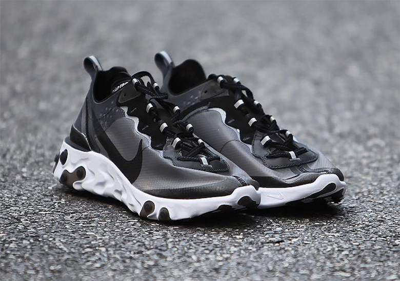 Nike React Element 87 Black White 4