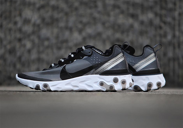 Nike React Element 87 Black White 6