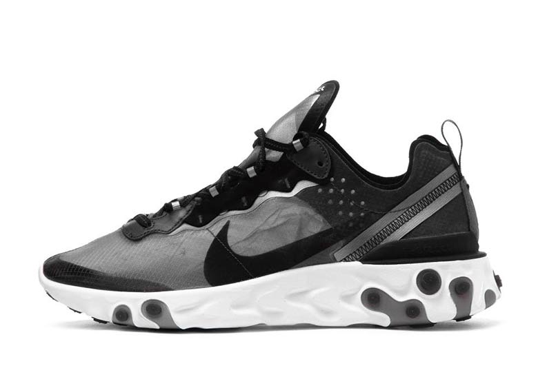 Nike React Element 87 Black White Aq1090 001 2