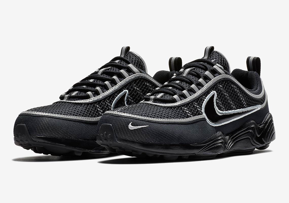 Nike Zoom Spiridon Black Silver 926955 008 5