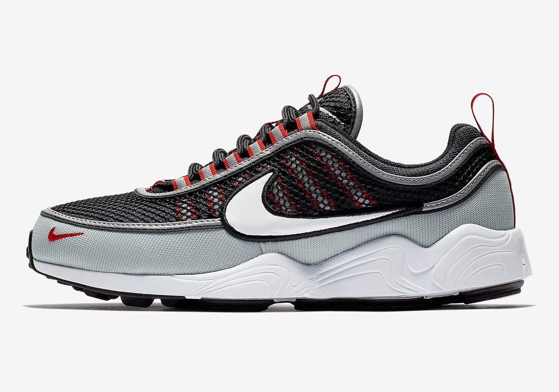 Nike Zoom Spiridon Black Silver Red 926955 0101