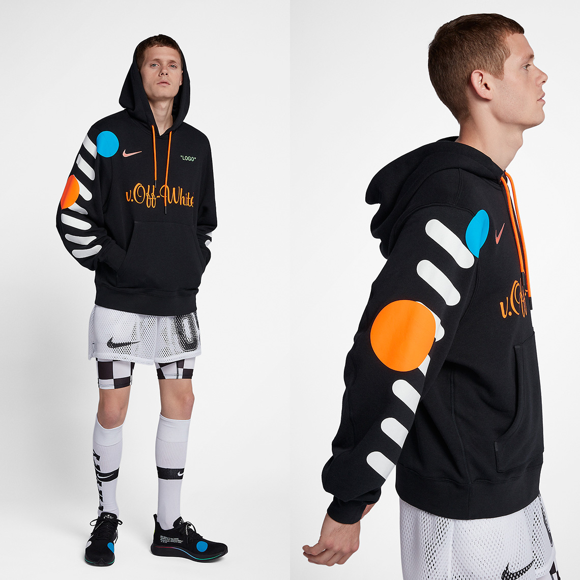 Off White Nike Soccer Hoodie Black Aa3257 010 5