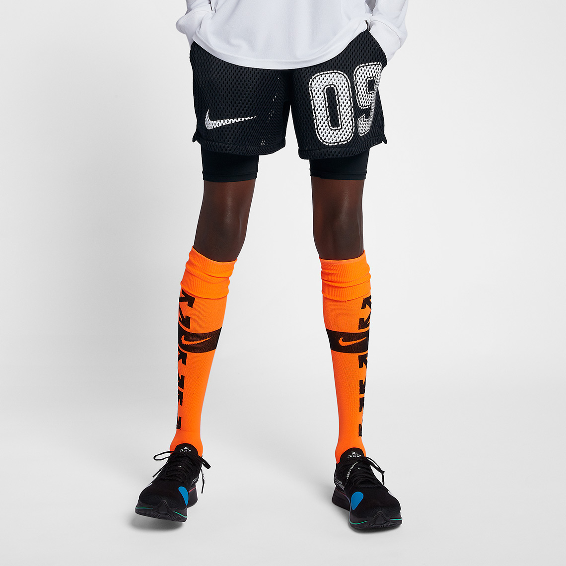 Off White Nike Soccer Shorts Black Ah0376 010 1