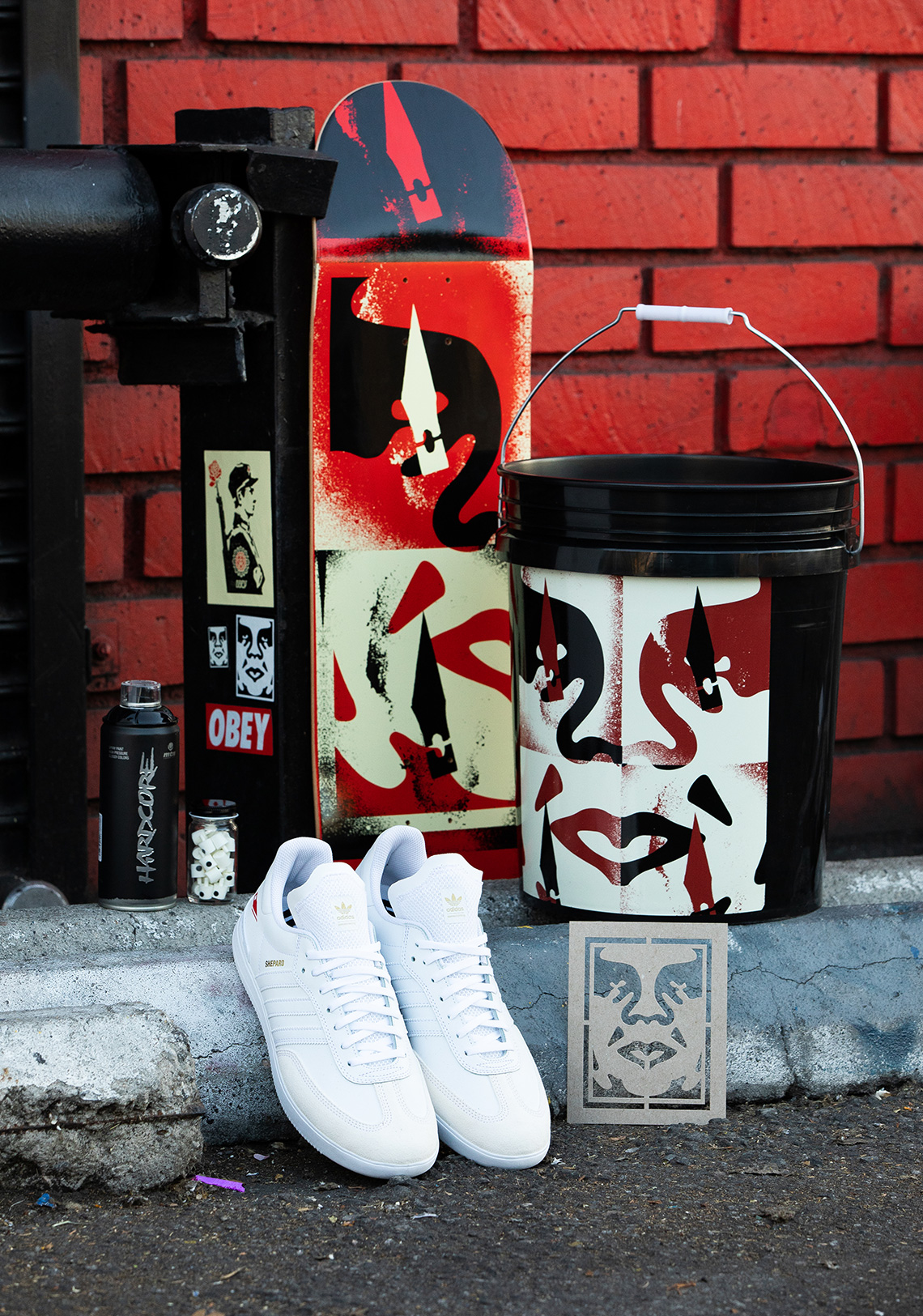 Shepard Fairey Adidas Skateboarding Samba Adv 2