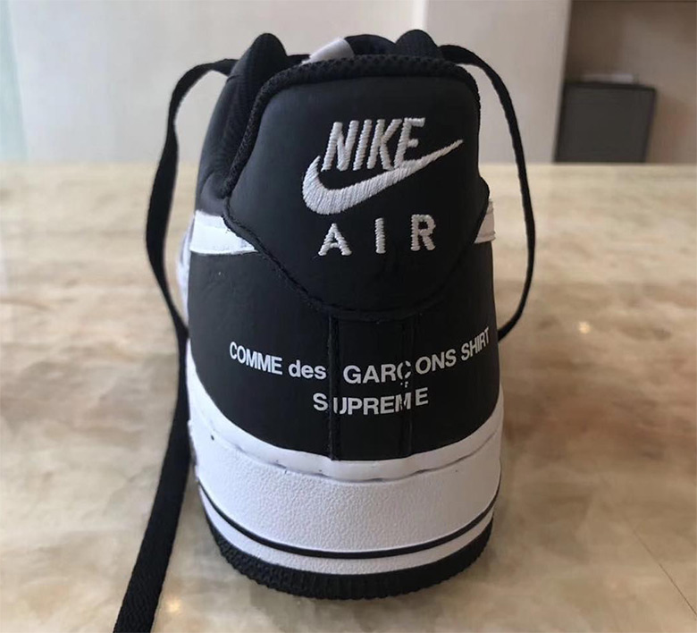 Supreme Cdg Nike Air Force 1 Split Swoosh 2